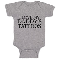 Baby Clothes I Love My Daddy's Tattoos Baby Bodysuits Boy & Girl Cotton
