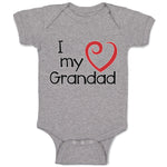 Baby Clothes I Love My Grandad Baby Bodysuits Boy & Girl Newborn Clothes Cotton