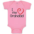 Baby Clothes I Love My Grandad Baby Bodysuits Boy & Girl Newborn Clothes Cotton