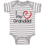 Baby Clothes I Love My Grandad Baby Bodysuits Boy & Girl Newborn Clothes Cotton