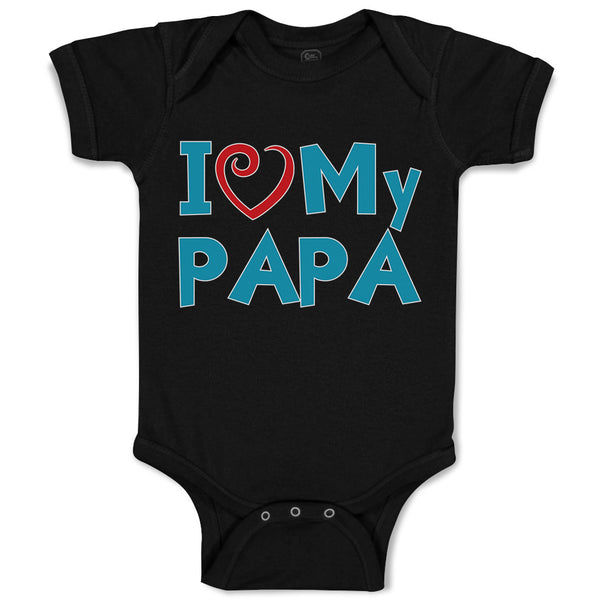 Baby Clothes I Love My Papa Baby Bodysuits Boy & Girl Newborn Clothes Cotton