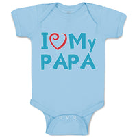 Baby Clothes I Love My Papa Baby Bodysuits Boy & Girl Newborn Clothes Cotton