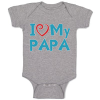 Baby Clothes I Love My Papa Baby Bodysuits Boy & Girl Newborn Clothes Cotton