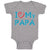 Baby Clothes I Love My Papa Baby Bodysuits Boy & Girl Newborn Clothes Cotton