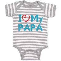 Baby Clothes I Love My Papa Baby Bodysuits Boy & Girl Newborn Clothes Cotton