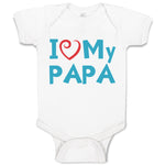 Baby Clothes I Love My Papa Baby Bodysuits Boy & Girl Newborn Clothes Cotton