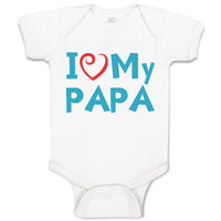 Baby Clothes I Love My Papa Baby Bodysuits Boy & Girl Newborn Clothes Cotton