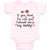 Baby Clothes Think I'M Cute Should My Daddy Flowers Insect Ladbybug Cotton