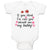 Baby Clothes Think I'M Cute Should My Daddy Flowers Insect Ladbybug Cotton