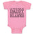 Baby Clothes I'M Proof That My Daddy Does Not Shoot Blanks Baby Bodysuits Cotton