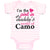Baby Clothes I'M The Pink in My Daddy's World of Camo Baby Bodysuits Cotton