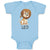 Baby Clothes Lion Your Name Leo Wild Animal Baby Bodysuits Boy & Girl Cotton