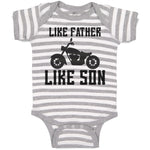 Baby Clothes Like Father like Son Baby Bodysuits Boy & Girl Cotton