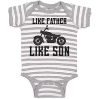 Baby Clothes Like Father like Son Baby Bodysuits Boy & Girl Cotton