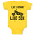 Baby Clothes Like Father like Son Baby Bodysuits Boy & Girl Cotton