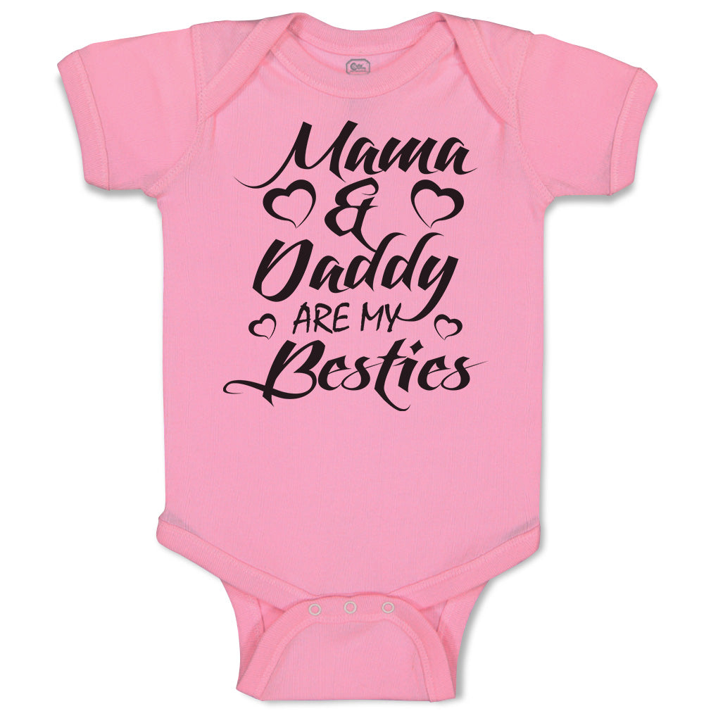 Cute Rascals® Baby Clothes Mama & Daddy Are My Besties Baby Bodysuit