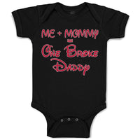 Baby Clothes Me + Mommy = 1 Broke Daddy Baby Bodysuits Boy & Girl Cotton