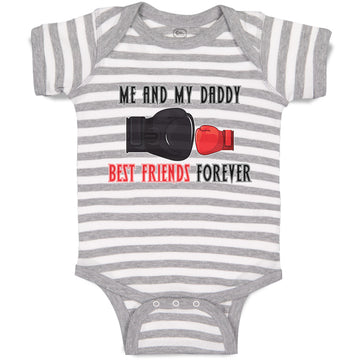 Baby Clothes Me and My Daddy Best Friends Forever Baby Bodysuits Cotton