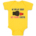 Baby Clothes Me and My Daddy Best Friends Forever Baby Bodysuits Cotton
