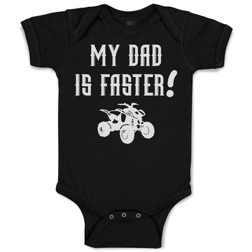 Baby Clothes My Dad Is Faster! Baby Bodysuits Boy & Girl Newborn Clothes Cotton