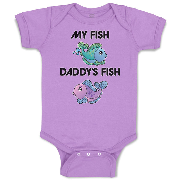 Cute Rascals® Baby Clothes My Fish Daddy's Fish Baby Bodysuit