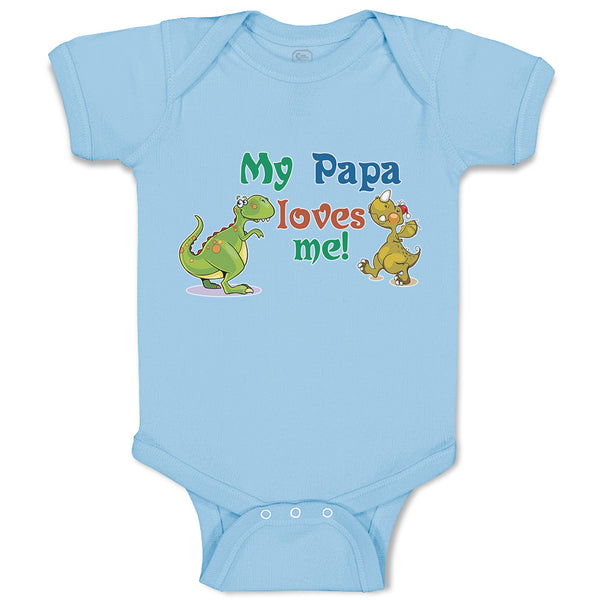 Baby Clothes My Papa Loves Me! Baby Bodysuits Boy & Girl Newborn Clothes Cotton