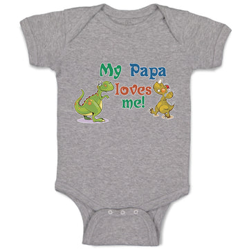Baby Clothes My Papa Loves Me! Baby Bodysuits Boy & Girl Newborn Clothes Cotton