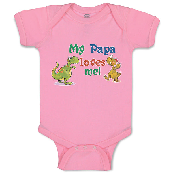 Baby Clothes My Papa Loves Me! Baby Bodysuits Boy & Girl Newborn Clothes Cotton