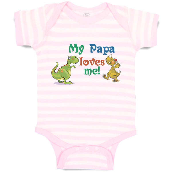 Baby Clothes My Papa Loves Me! Baby Bodysuits Boy & Girl Newborn Clothes Cotton