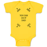 Baby Clothes You Can Do It Dad! Baby Bodysuits Boy & Girl Newborn Clothes Cotton