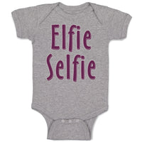 Baby Clothes Elfie Selfie Baby Bodysuits Boy & Girl Newborn Clothes Cotton