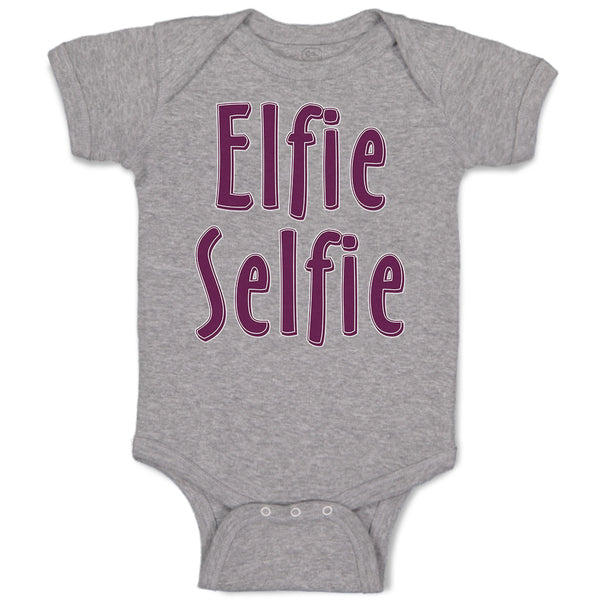Baby Clothes Elfie Selfie Baby Bodysuits Boy & Girl Newborn Clothes Cotton