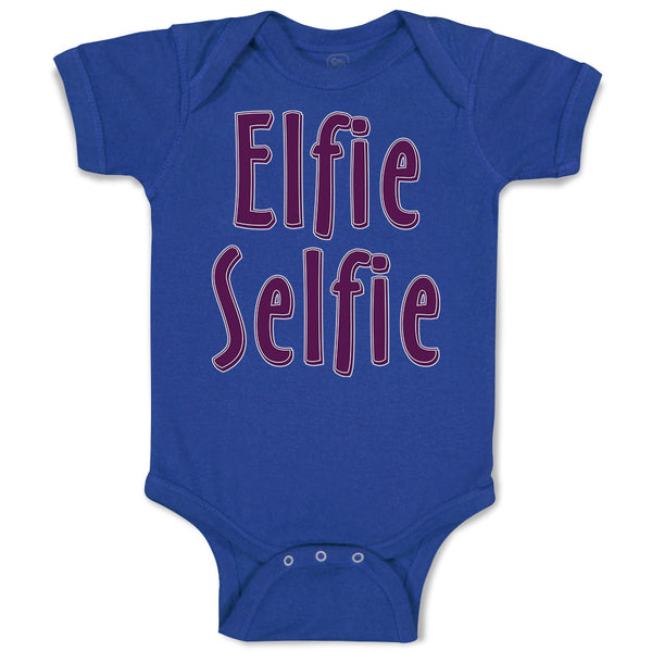 Baby Clothes Elfie Selfie Baby Bodysuits Boy & Girl Newborn Clothes Cotton