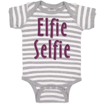 Baby Clothes Elfie Selfie Baby Bodysuits Boy & Girl Newborn Clothes Cotton