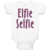 Baby Clothes Elfie Selfie Baby Bodysuits Boy & Girl Newborn Clothes Cotton
