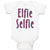 Baby Clothes Elfie Selfie Baby Bodysuits Boy & Girl Newborn Clothes Cotton