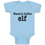 Baby Clothes Nana's Little Elf Baby Bodysuits Boy & Girl Newborn Clothes Cotton
