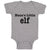 Baby Clothes Nana's Little Elf Baby Bodysuits Boy & Girl Newborn Clothes Cotton