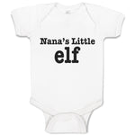 Baby Clothes Nana's Little Elf Baby Bodysuits Boy & Girl Newborn Clothes Cotton
