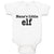 Baby Clothes Nana's Little Elf Baby Bodysuits Boy & Girl Newborn Clothes Cotton