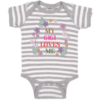 Baby Clothes My Gigi Loves Me Baby Bodysuits Boy & Girl Newborn Clothes Cotton