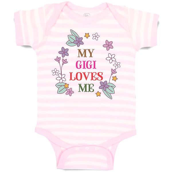 Baby Clothes My Gigi Loves Me Baby Bodysuits Boy & Girl Newborn Clothes Cotton