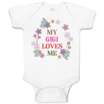 Baby Clothes My Gigi Loves Me Baby Bodysuits Boy & Girl Newborn Clothes Cotton