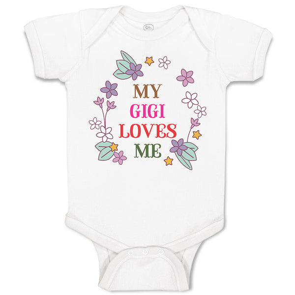 Baby Clothes My Gigi Loves Me Baby Bodysuits Boy & Girl Newborn Clothes Cotton