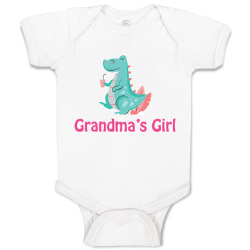 Baby Clothes Grandma's Girl Baby Bodysuits Boy & Girl Newborn Clothes Cotton