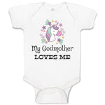 Baby Clothes My Godmother Loves Me Baby Bodysuits Boy & Girl Cotton