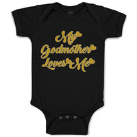 Baby Clothes My Godmother Loves Me Baby Bodysuits Boy & Girl Cotton