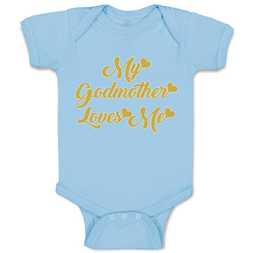 Baby Clothes My Godmother Loves Me Baby Bodysuits Boy & Girl Cotton