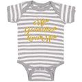 Baby Clothes My Godmother Loves Me Baby Bodysuits Boy & Girl Cotton