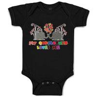 Baby Clothes My Godmother Loves Me Baby Bodysuits Boy & Girl Cotton